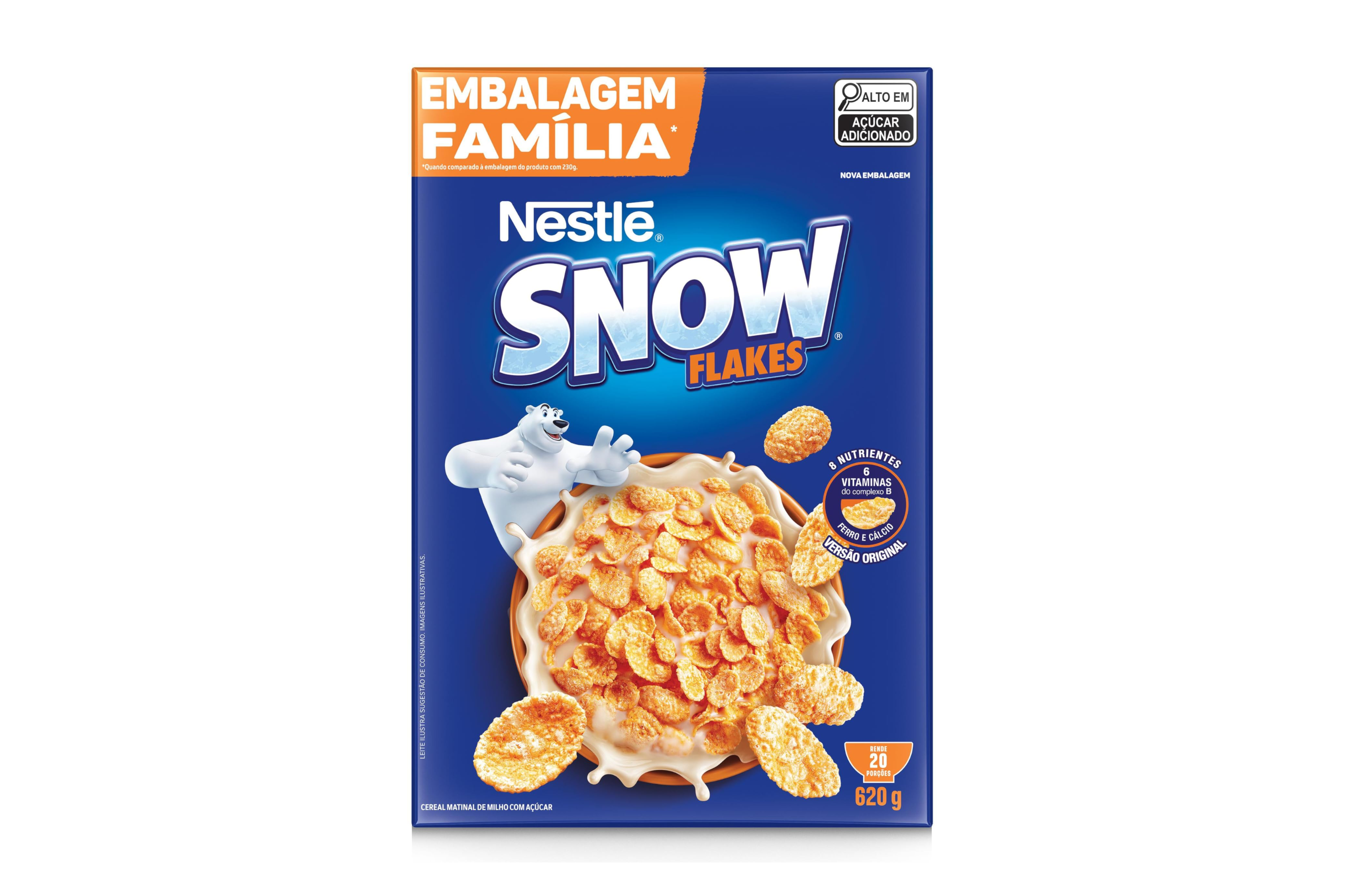 Cereal Matinal Snow Flakes Caixa 620g