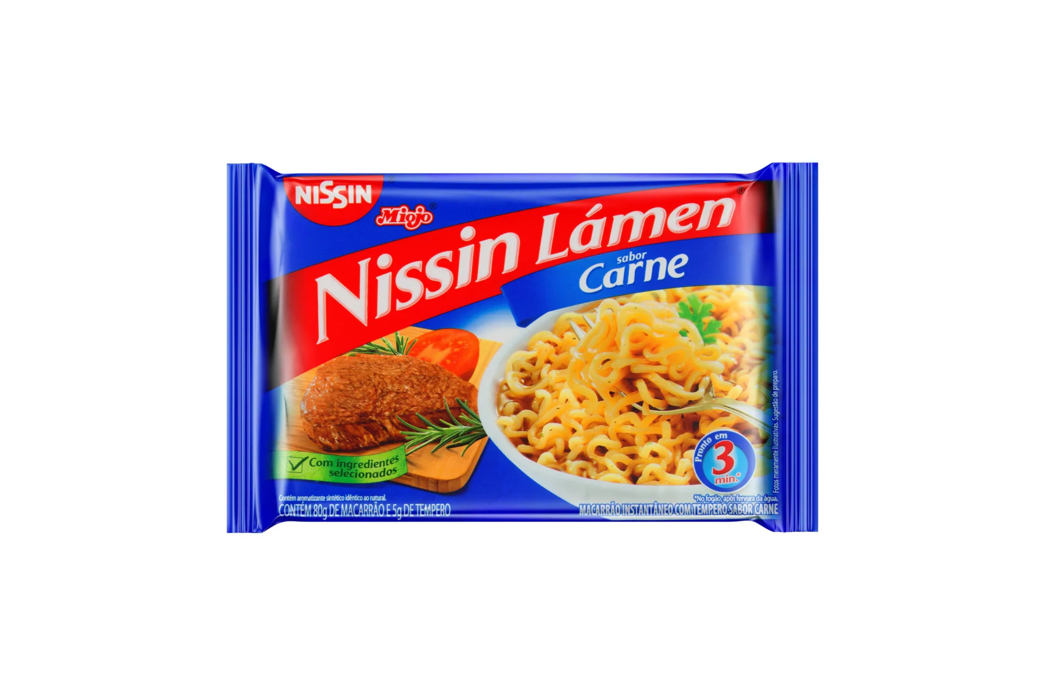 Macarrão Instantâneo Nissin Lámen Carne 85g